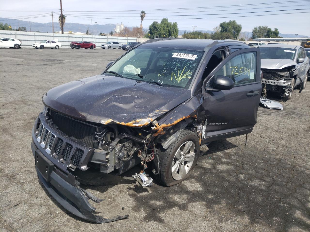 Photo 2 from auction – 2015 JEEP COMPASS SP with VIN 1C4NJCBB3FD210404