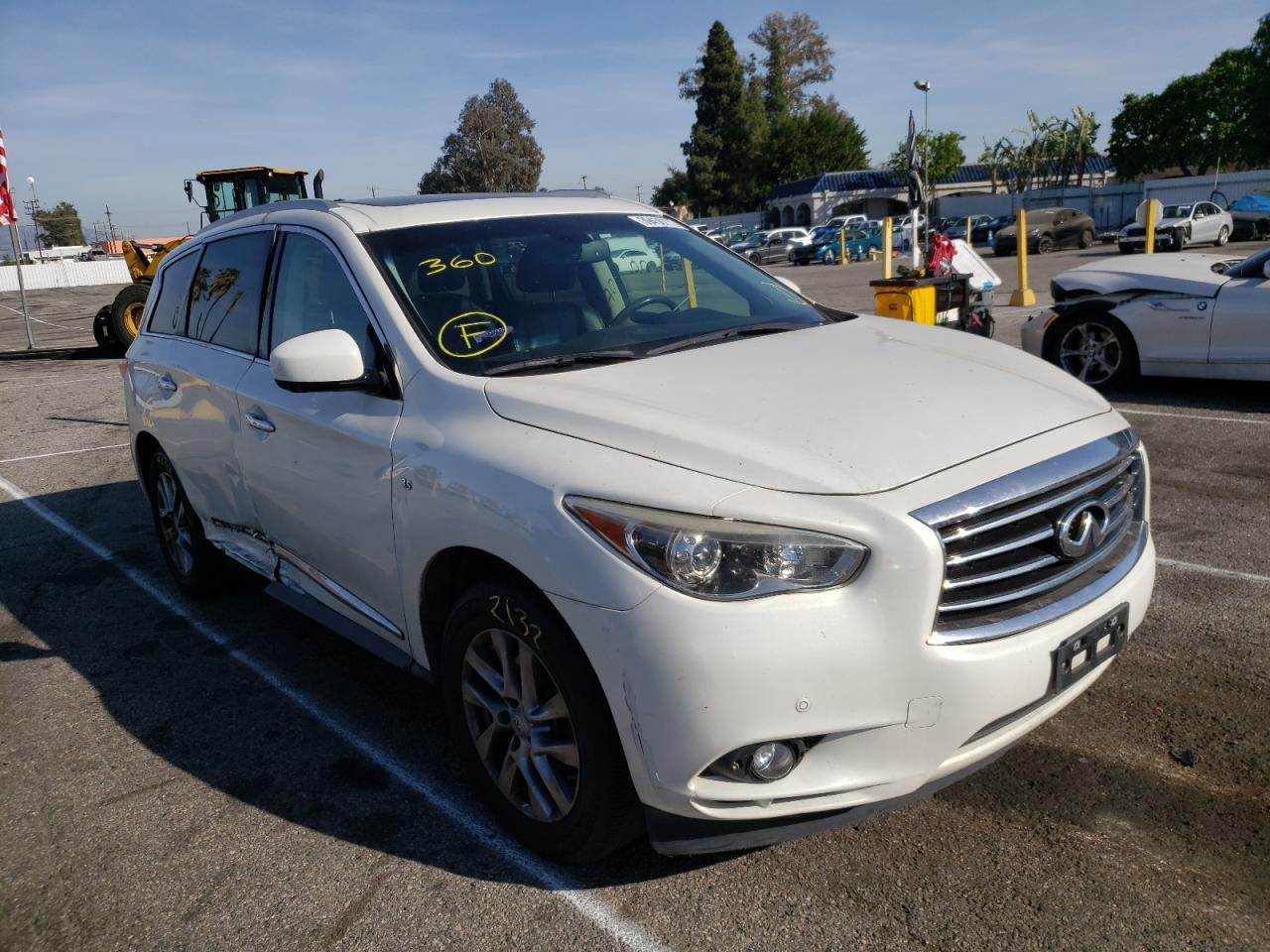 INFINITI QX60 2014 with VIN 5N1AL0MN2EC555440 - Photo from auction