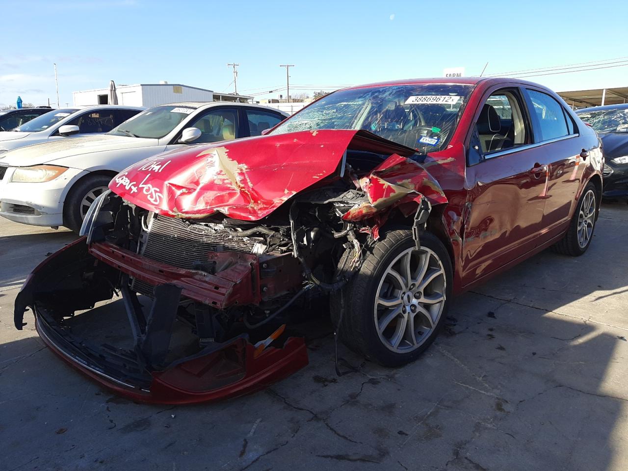 Photo 2 from auction – 2010 FORD FUSION SE with VIN 3FAHP0HA2AR250178