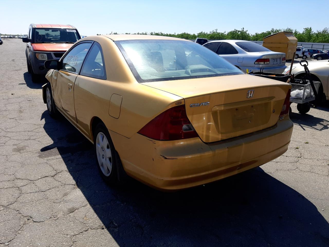 Photo 3 from auction – 2001 HONDA CIVIC SI with VIN 1HGEM22981L022427