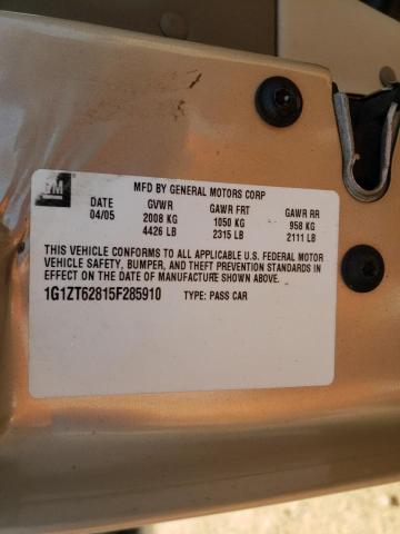 Photo 10 from auction – 2005 CHEVROLET MALIBU MAX with VIN 1G1ZT62815F285910
