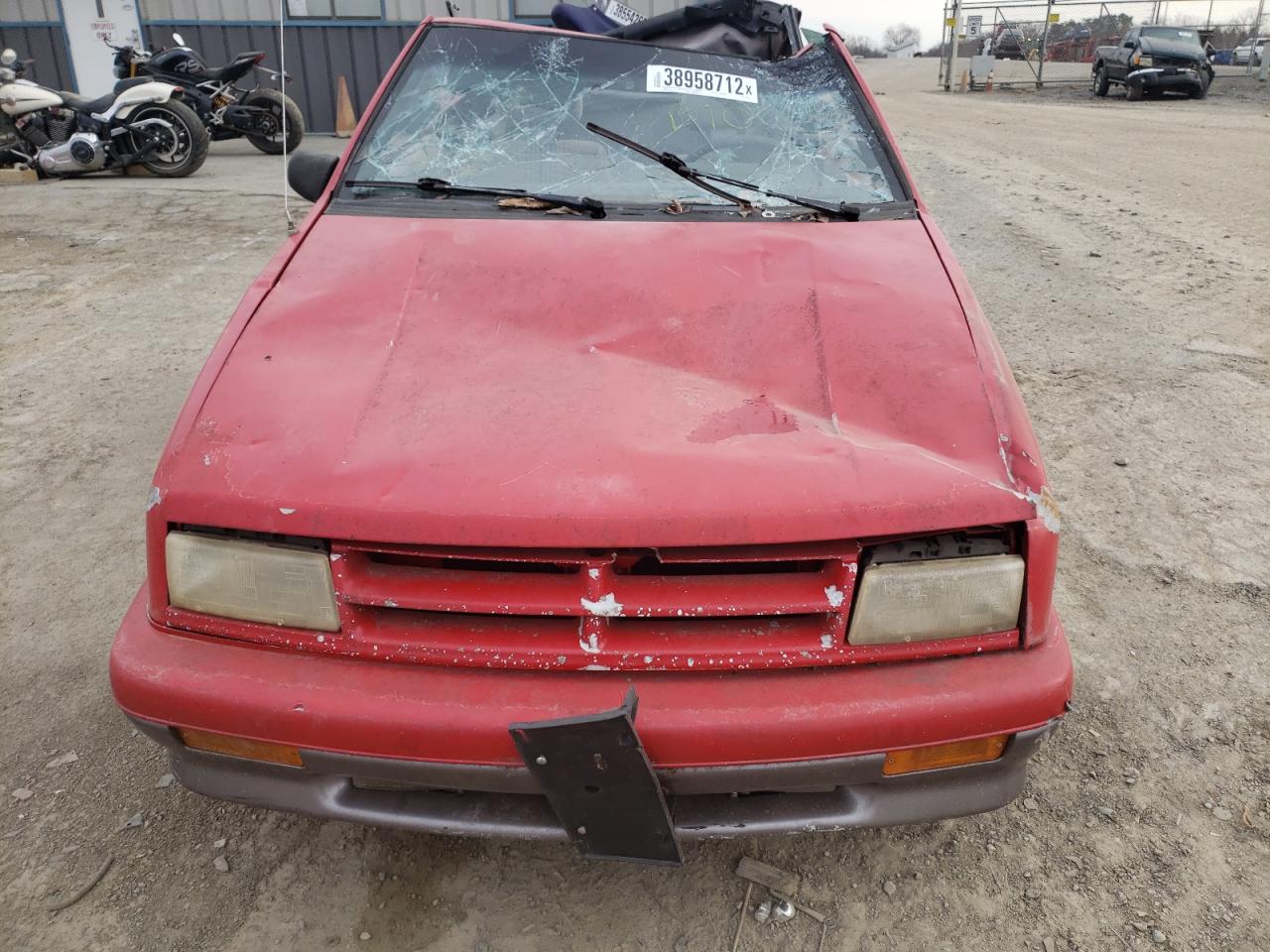 Photo 9 from auction – 1991 DODGE SHADOW ES with VIN 3B3XP65K4MT594237