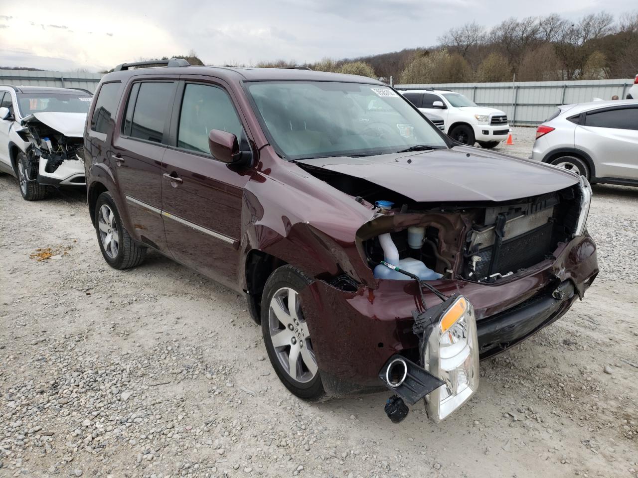 HONDA PILOT TOUR 2014 with VIN 5FNYF4H92EB054274 - Photo from auction