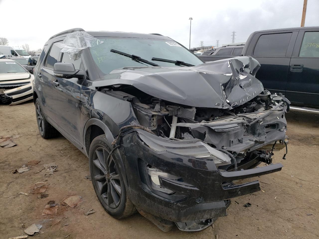 FORD EXPLORER X 2017 with VIN 1FM5K8D8XHGD01968 - Photo from auction