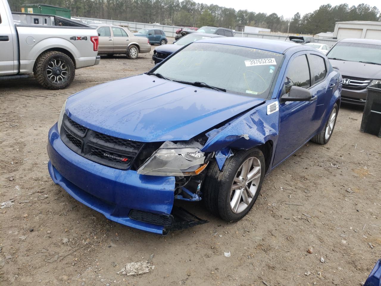 Photo 2 from auction – 2014 DODGE AVENGER SE with VIN 1C3CDZAB3EN188890