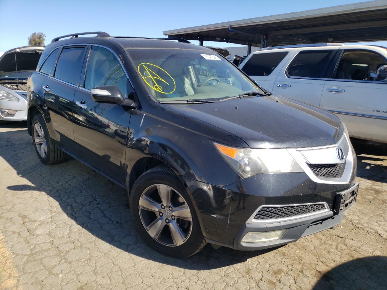 ACURA MDX TECHNO 2011 with VIN 2HNYD2H67BH501164 - Photo from auction