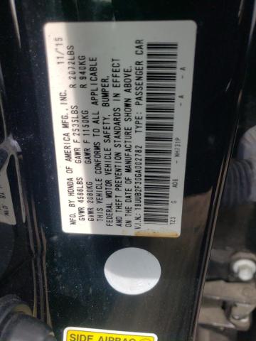 Photo 10 from auction – 2016 ACURA TLX with VIN 19UUB2F30GA002782