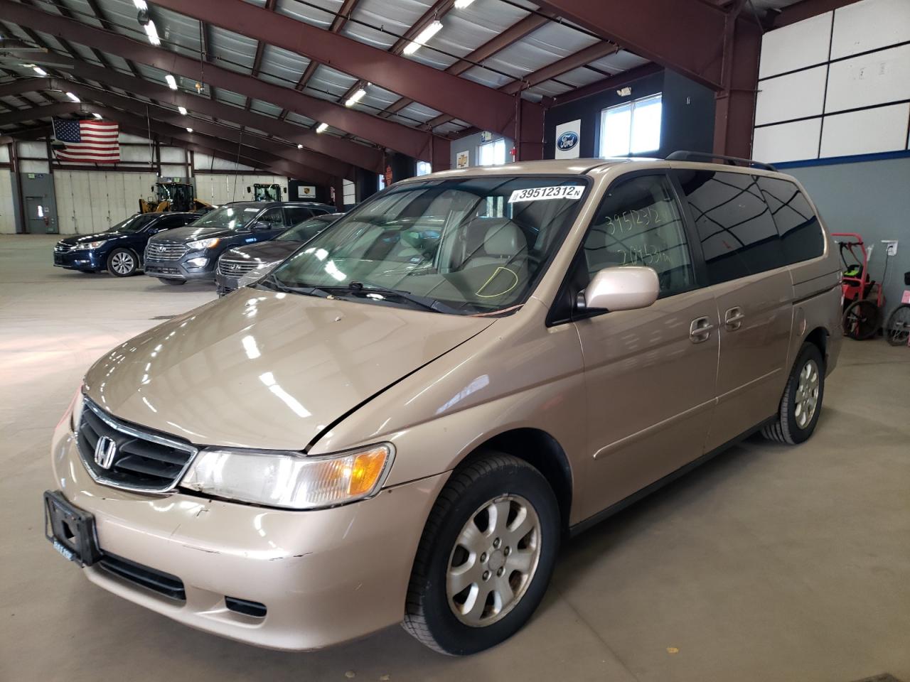 Photo 2 from auction – 2002 HONDA ODYSSEY EX with VIN 2HKRL18992H531551