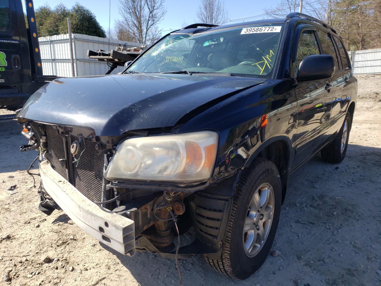 Photo 2 from auction – 2007 TOYOTA HIGHLANDER with VIN JTEHP21A170230377