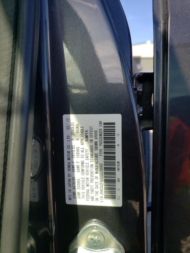 Photo 10 from auction – 2012 ACURA TSX TECH with VIN JH4CU2F60CC019562