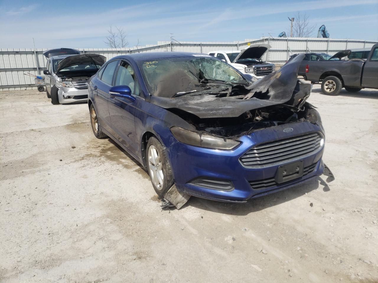 FORD FUSION SE 2013 with VIN 3FA6P0HR4DR221766 - Photo from auction