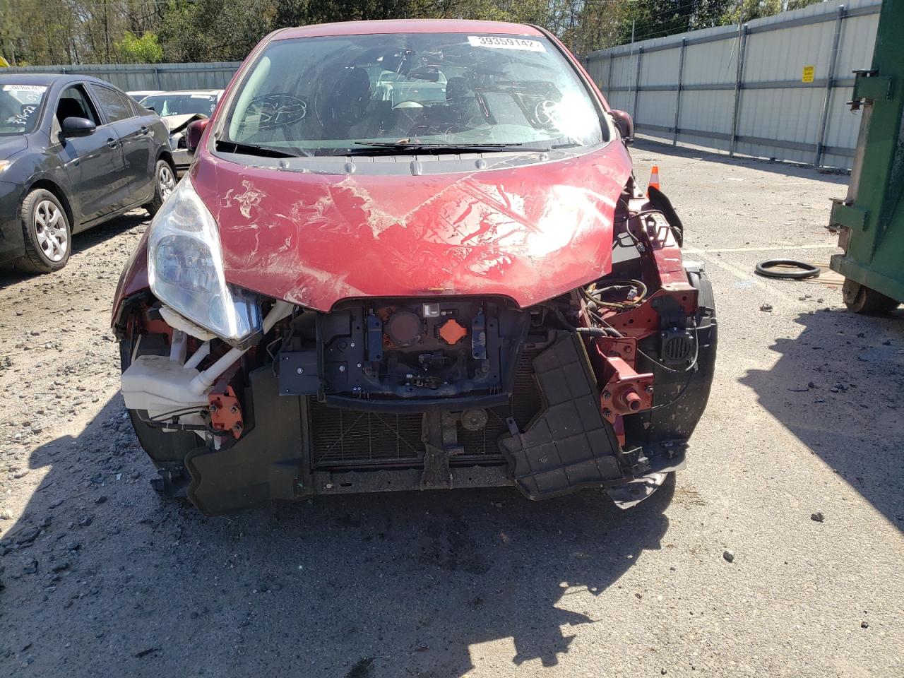 Photo 9 from auction – 2015 NISSAN LEAF S with VIN 1N4AZ0CP8FC301647