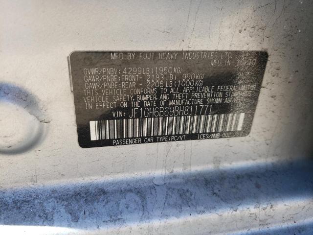 Photo 10 from auction – 2011 SUBARU IMPREZA 2. with VIN JF1GH6B69BH811771