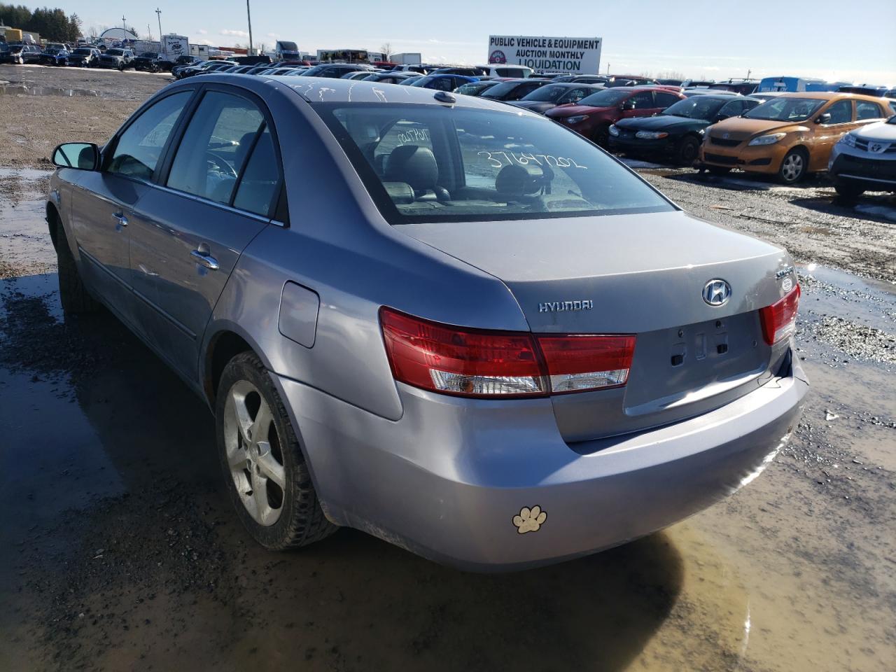 Photo 3 from auction – 2008 HYUNDAI SONATA GLS with VIN 5NPET46C08H395558