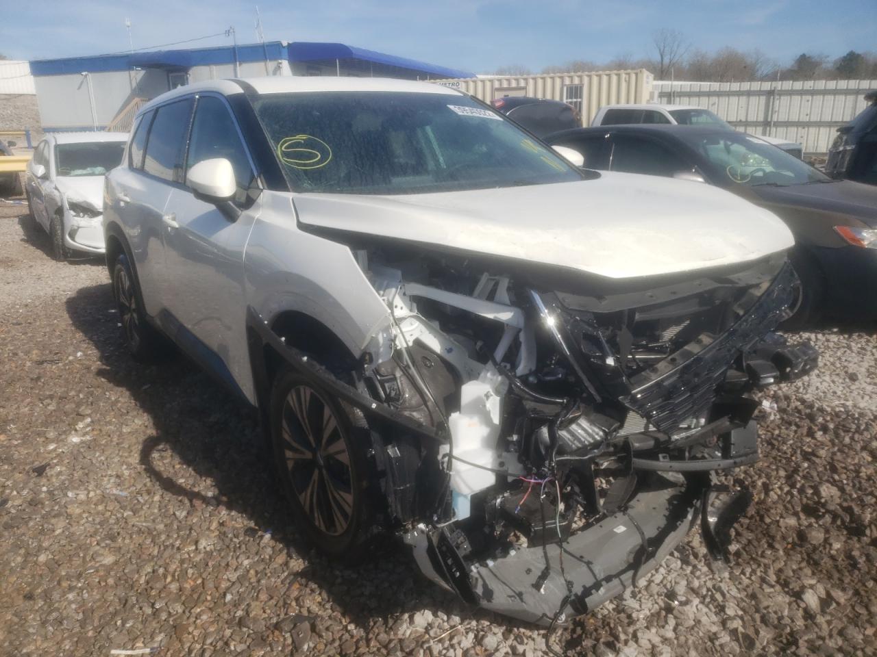 NISSAN ROGUE SV 2021 with VIN 5N1AT3BA2MC823905 - Photo from auction