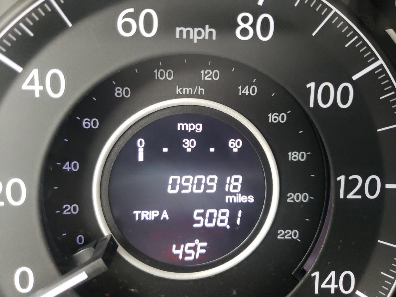Photo 8 from auction – 2012 HONDA CR-V EXL with VIN 2HKRM4H78CH626827