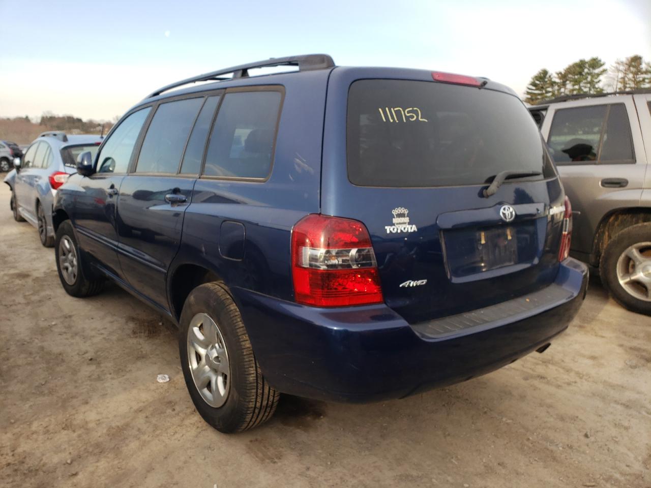 Photo 3 from auction – 2007 TOYOTA HIGHLANDER with VIN JTEHD21A070046105