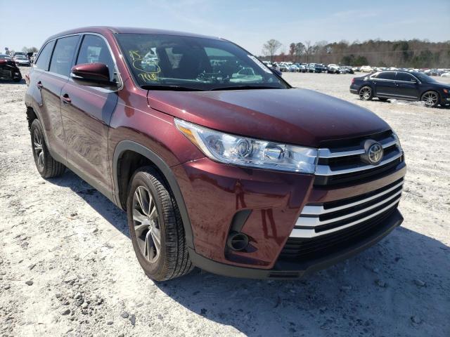 Photo 1 from auction – 2019 TOYOTA HIGHLANDER with VIN 5TDZARFH6KS042128
