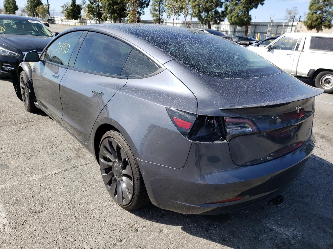 Photo 3 from auction – 2021 TESLA MODEL 3 with VIN 5YJ3E1EC3MF926097