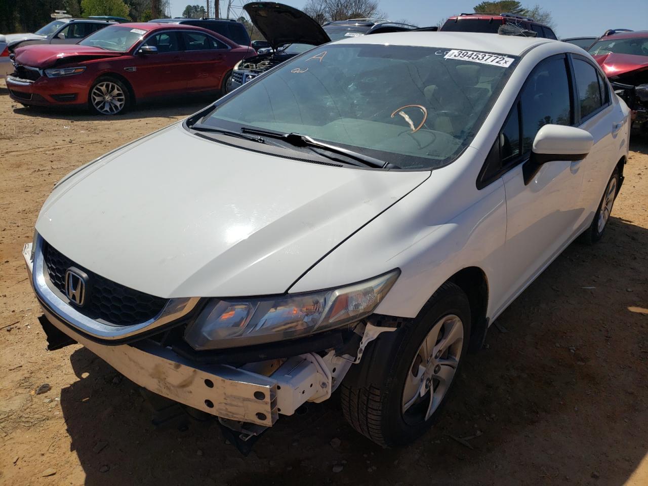 Photo 2 from auction – 2015 HONDA CIVIC LX with VIN 19XFB2F55FE122033