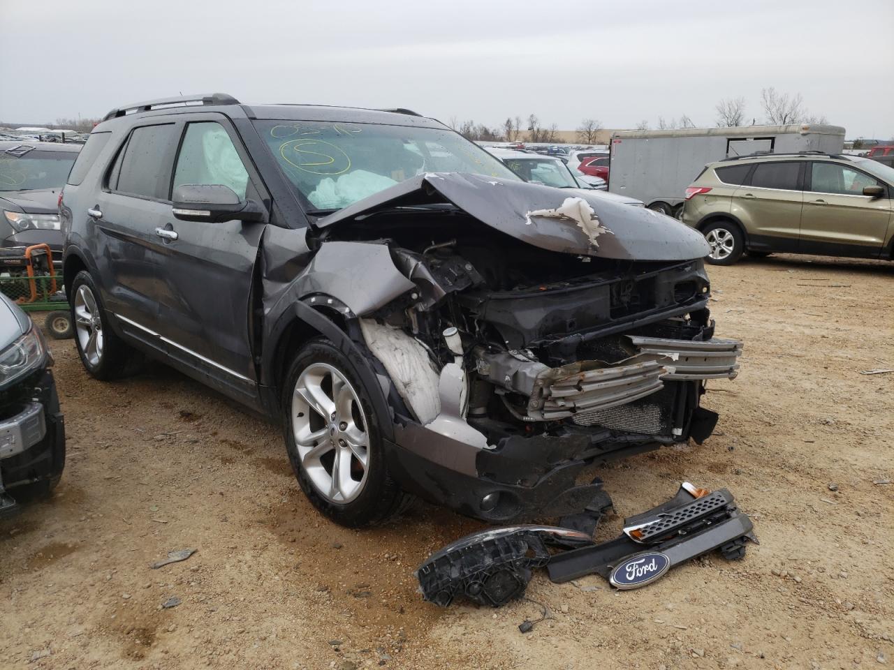 FORD EXPLORER L 2014 with VIN 1FM5K7F81EGB18378 - Photo from auction