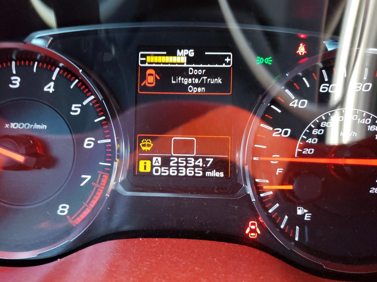 Photo 8 from auction – 2019 SUBARU WRX with VIN JF1VA1A68K9804823
