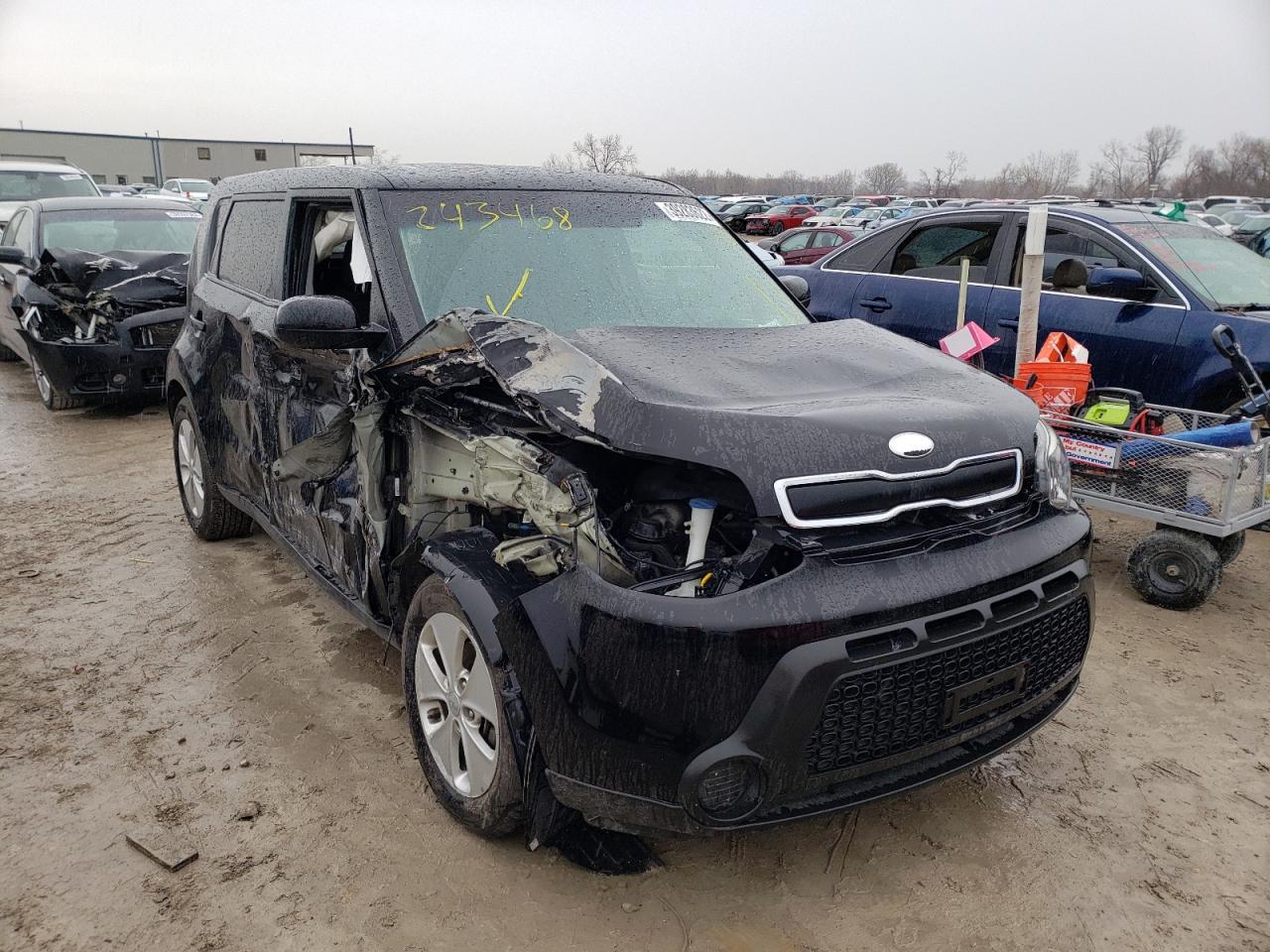 KIA SOUL 2016 with VIN KNDJN2A29G7243468 - Photo from auction