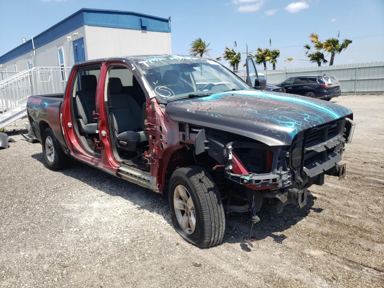 RAM 1500 ST 2013 with VIN 1C6RR7KG8DS503096 - Photo from auction