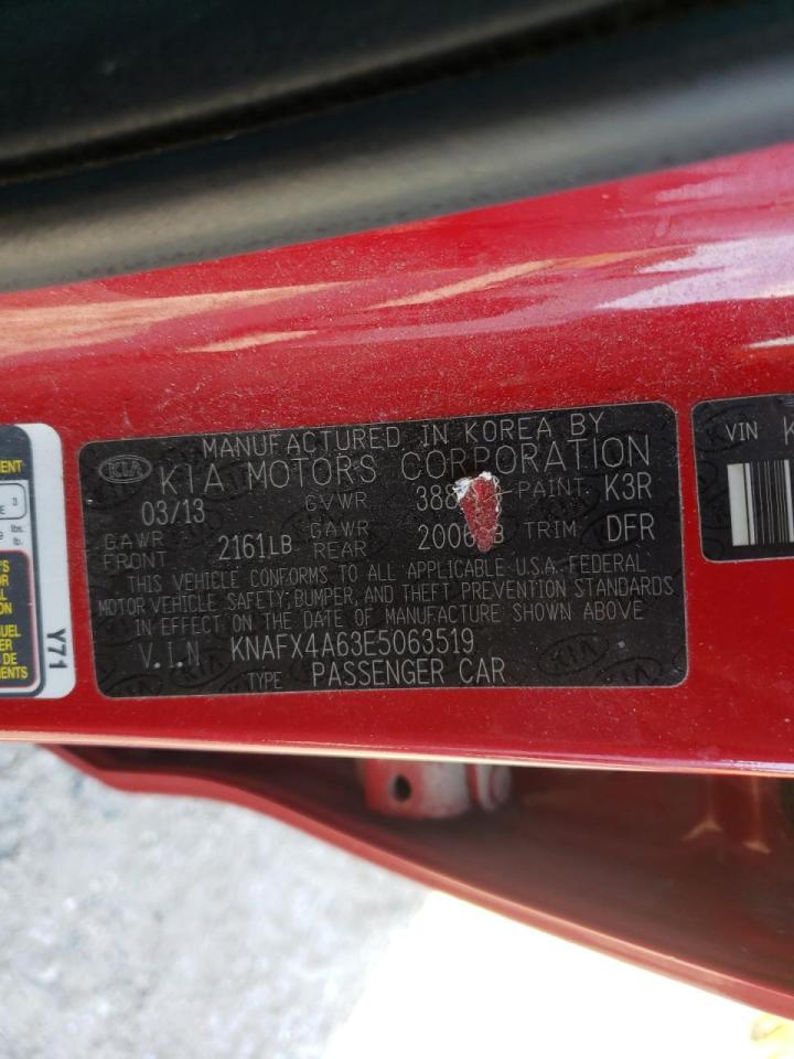 Photo 10 from auction – 2014 KIA FORTE LX with VIN KNAFX4A63E5063519