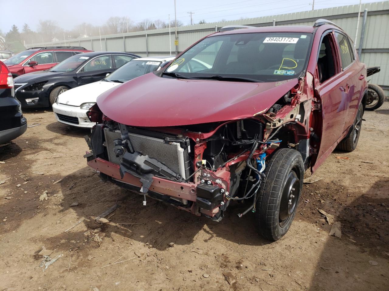 Photo 2 from auction – 2018 TOYOTA RAV4 SE with VIN 2T3JFREV1JW745056