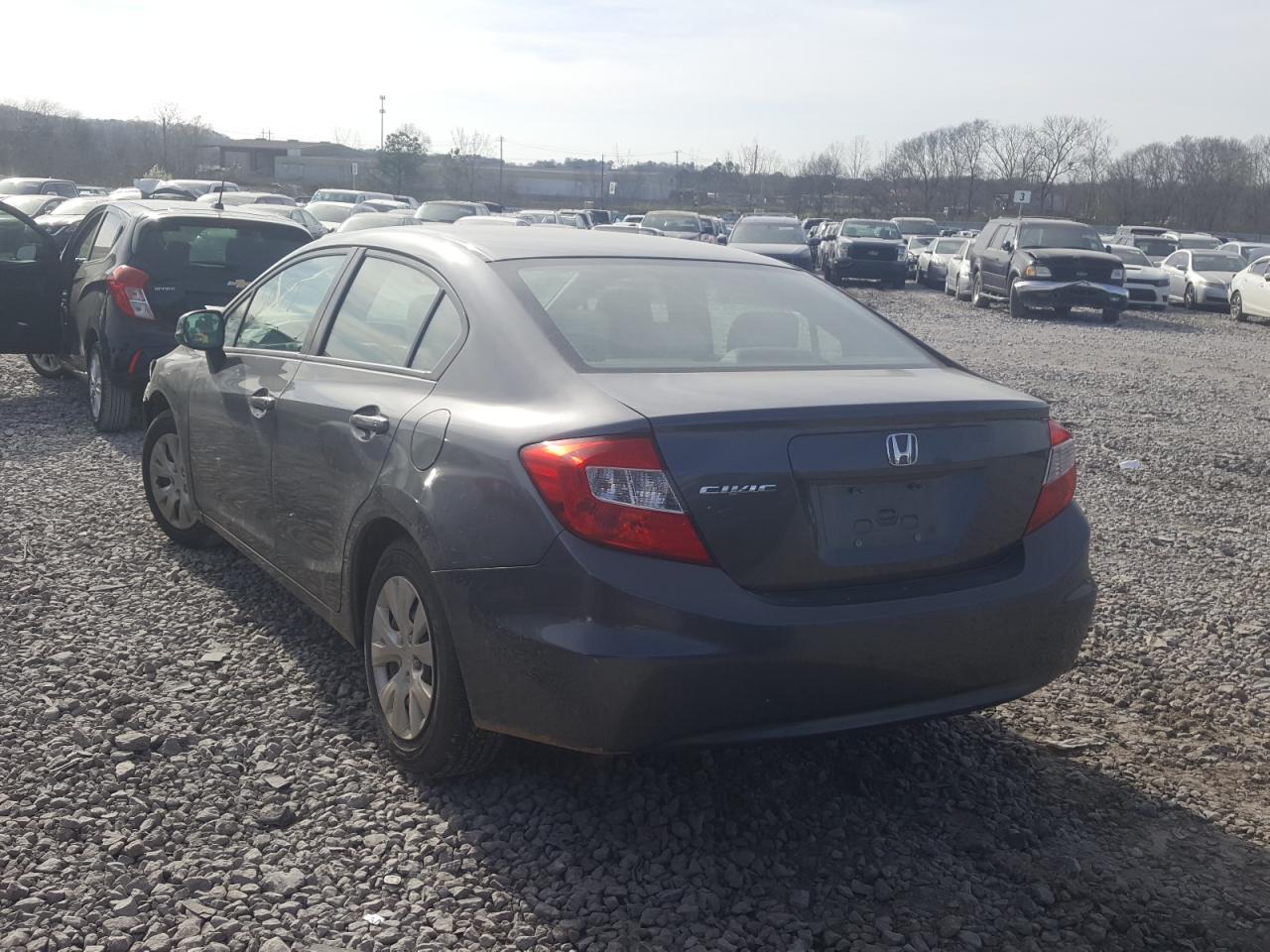Photo 3 from auction – 2012 HONDA CIVIC LX with VIN 2HGFB2F50CH310606