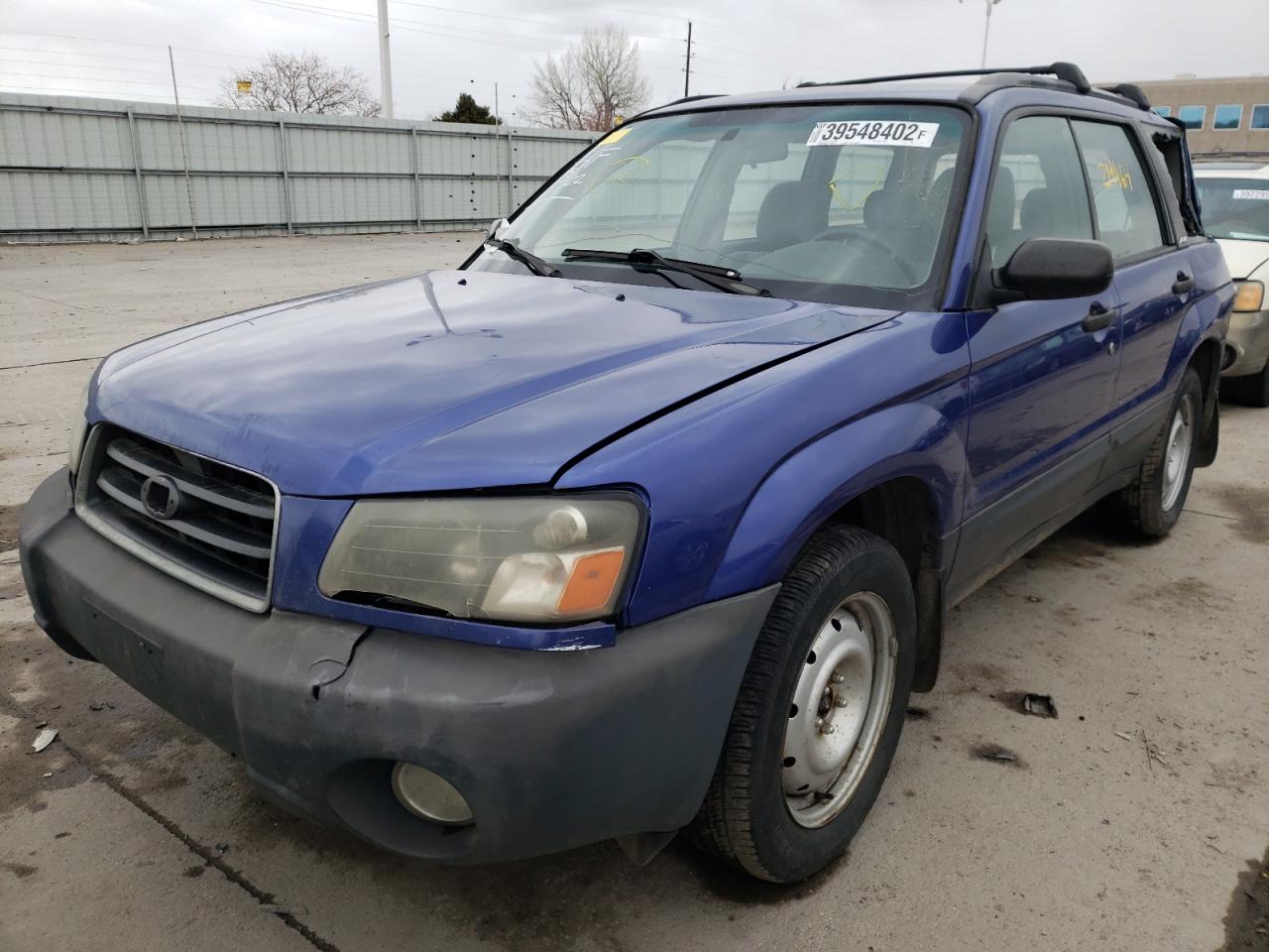 Photo 2 from auction – 2003 SUBARU FORESTER 2 with VIN JF1SG63603G728975