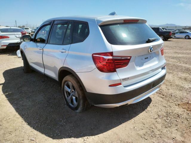 Photo 3 from auction – 2012 BMW X3 XDRIVE2 with VIN 5UXWX5C55CL727274