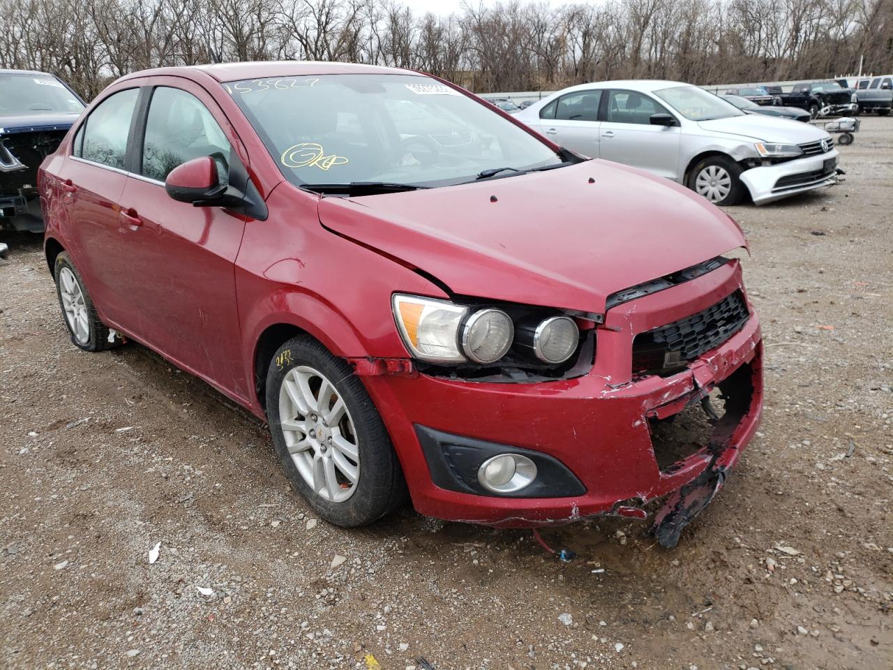 CHEVROLET SONIC LT 2012 with VIN 1G1JC5SH1C4153827 - Photo from auction