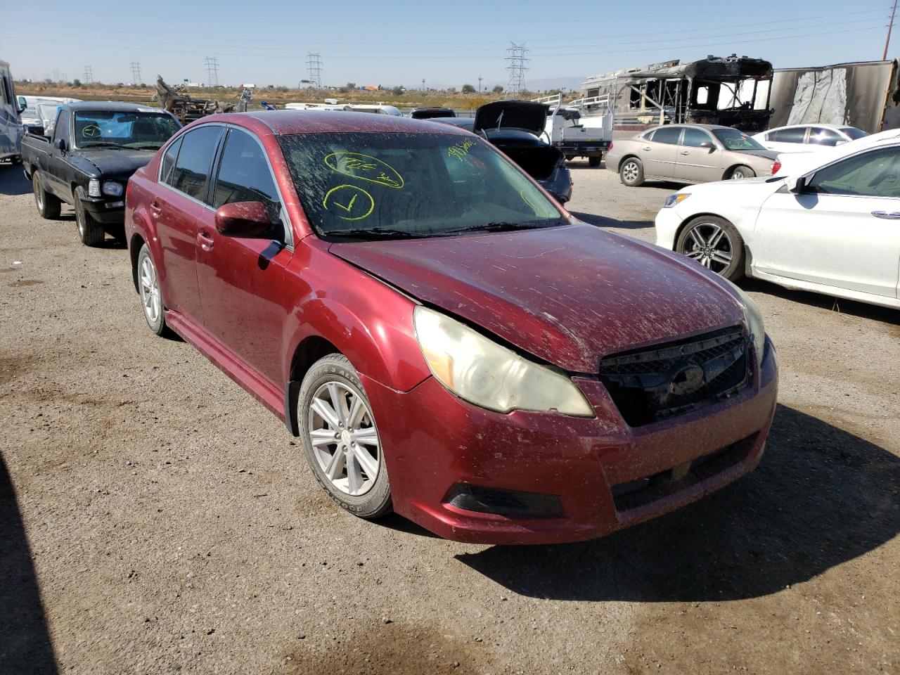 SUBARU LEGACY 2.5 2011 with VIN 4S3BMBC63B3224230 - Photo from auction