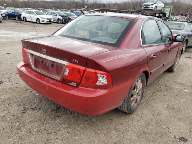 Photo 4 from auction – 2006 KIA OPTIMA LX with VIN KNAGD128665443094
