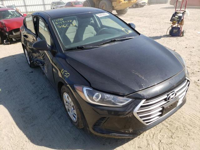 HYUNDAI ELANTRA SE 2017 with VIN 5NPD74LF6HH062408 - Photo from auction