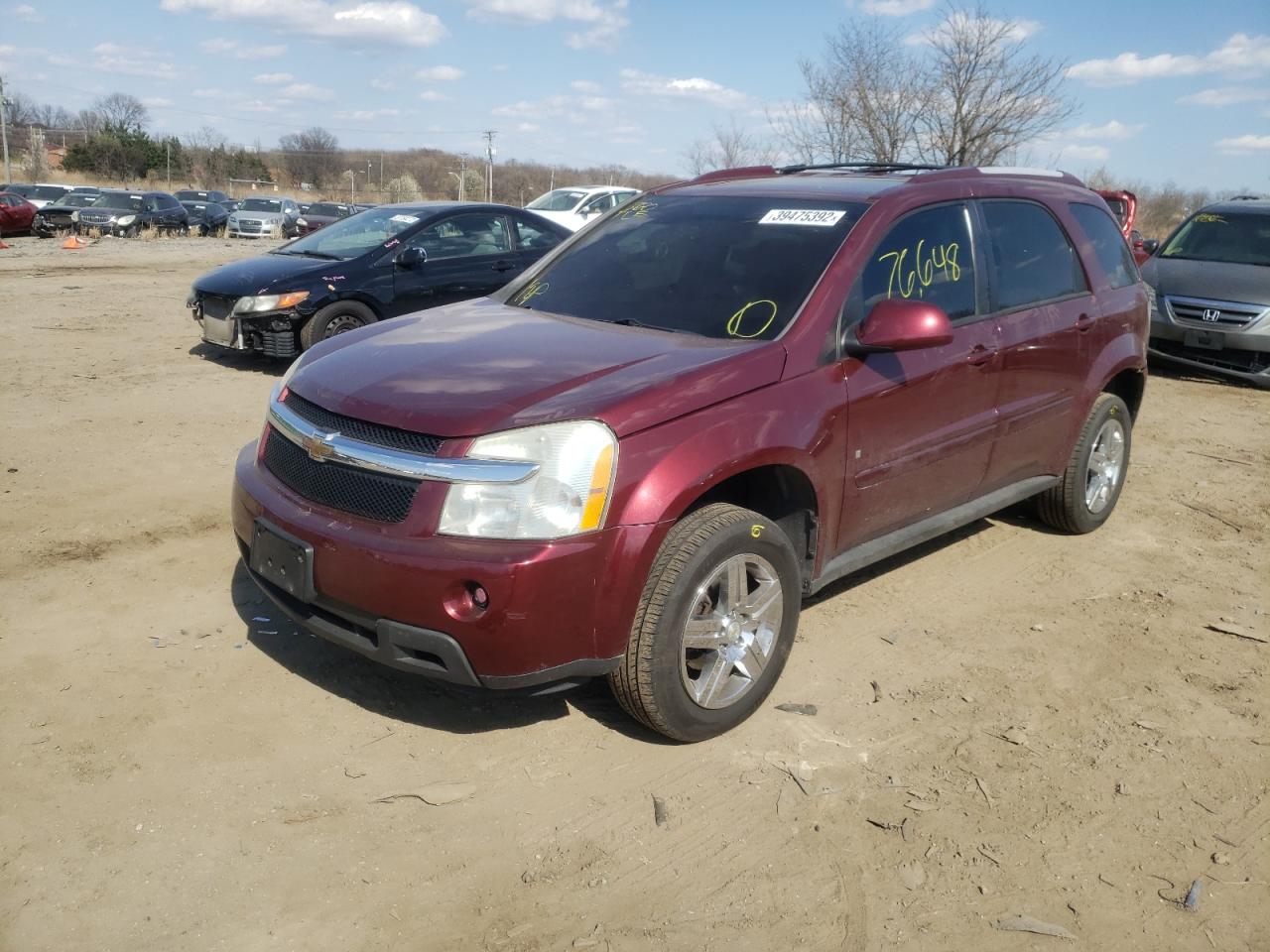 Photo 2 from auction – 2007 CHEVROLET EQUINOX with VIN 2CNDL73F176096672