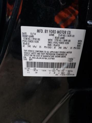 Photo 10 from auction – 2015 LINCOLN MKX with VIN 2LMDJ8JKXFBL33780