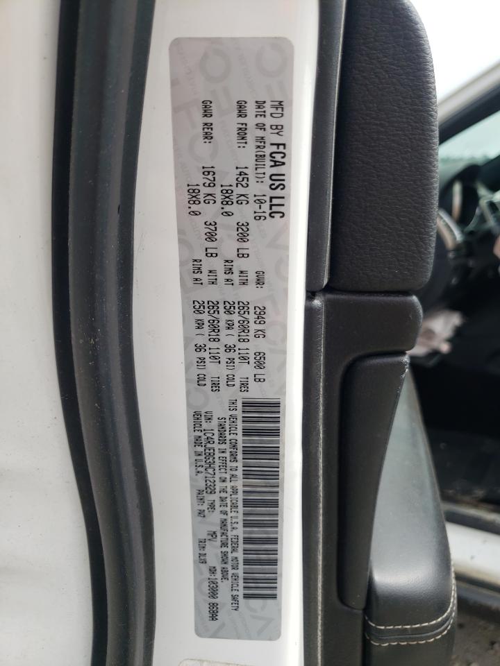 Photo 10 from auction – 2017 JEEP GRAND CHER with VIN 1C4RJEBG3HC712329