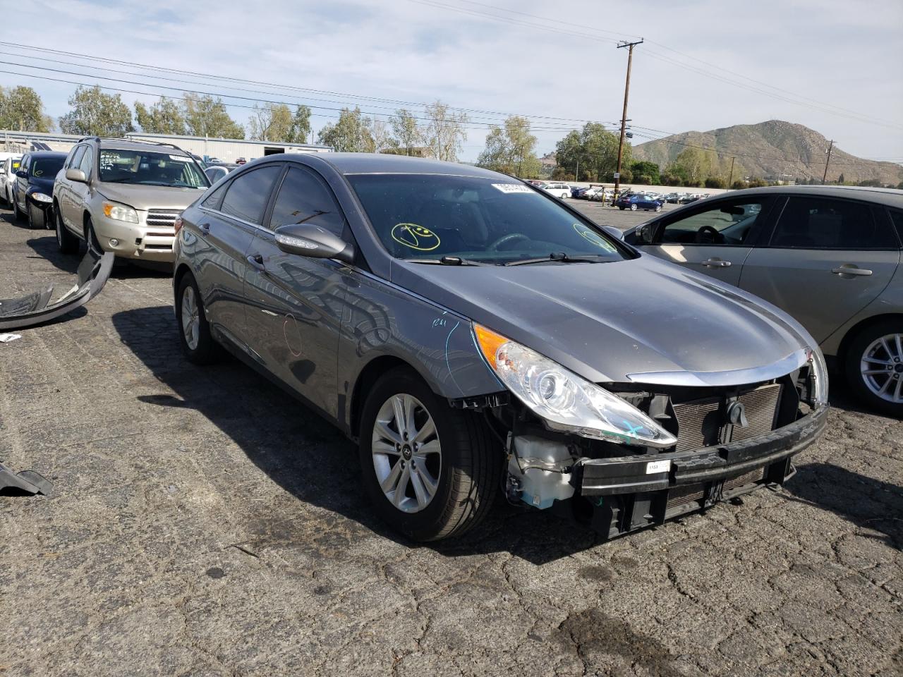 Photo 1 from auction – 2014 HYUNDAI SONATA GLS with VIN 5NPEB4AC1EH896674