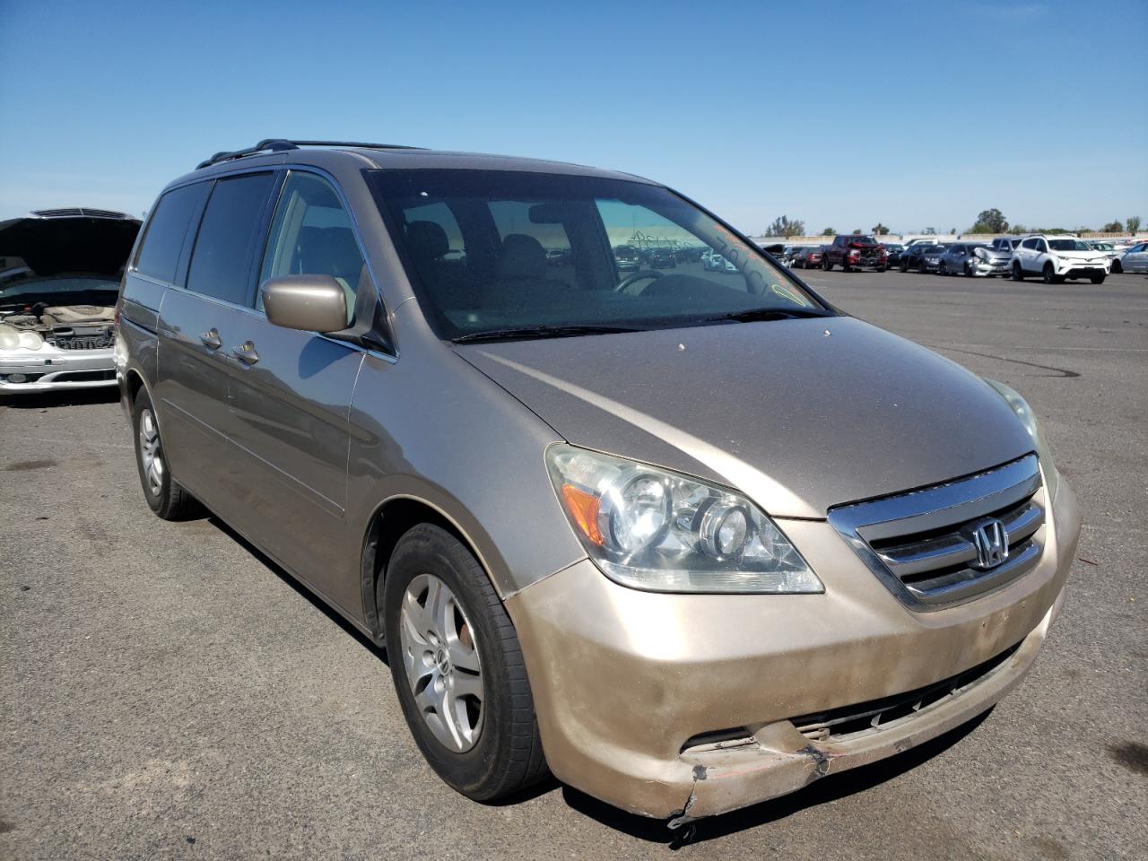 HONDA ODYSSEY EX 2005 with VIN 5FNRL38735B094045 - Photo from auction