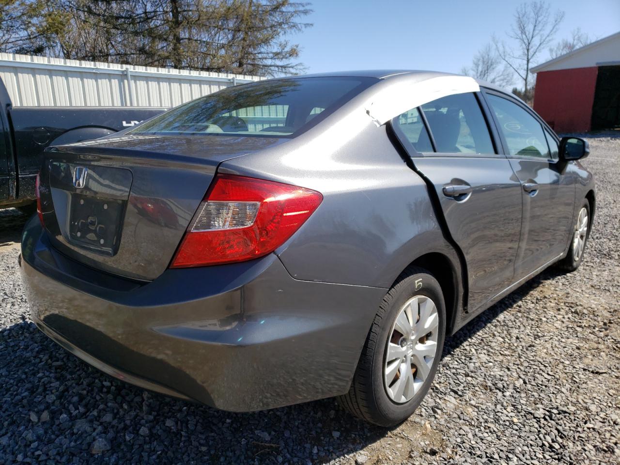 Photo 4 from auction – 2012 HONDA CIVIC LX with VIN 19XFB2F56CE312659