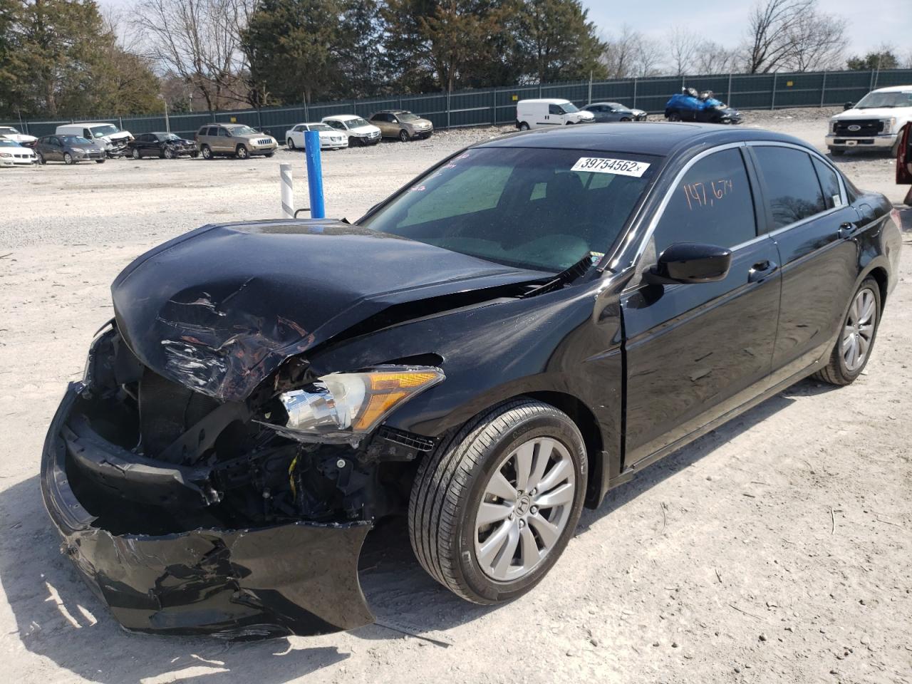 Photo 2 from auction – 2012 HONDA ACCORD EXL with VIN 1HGCP2F87CA183804