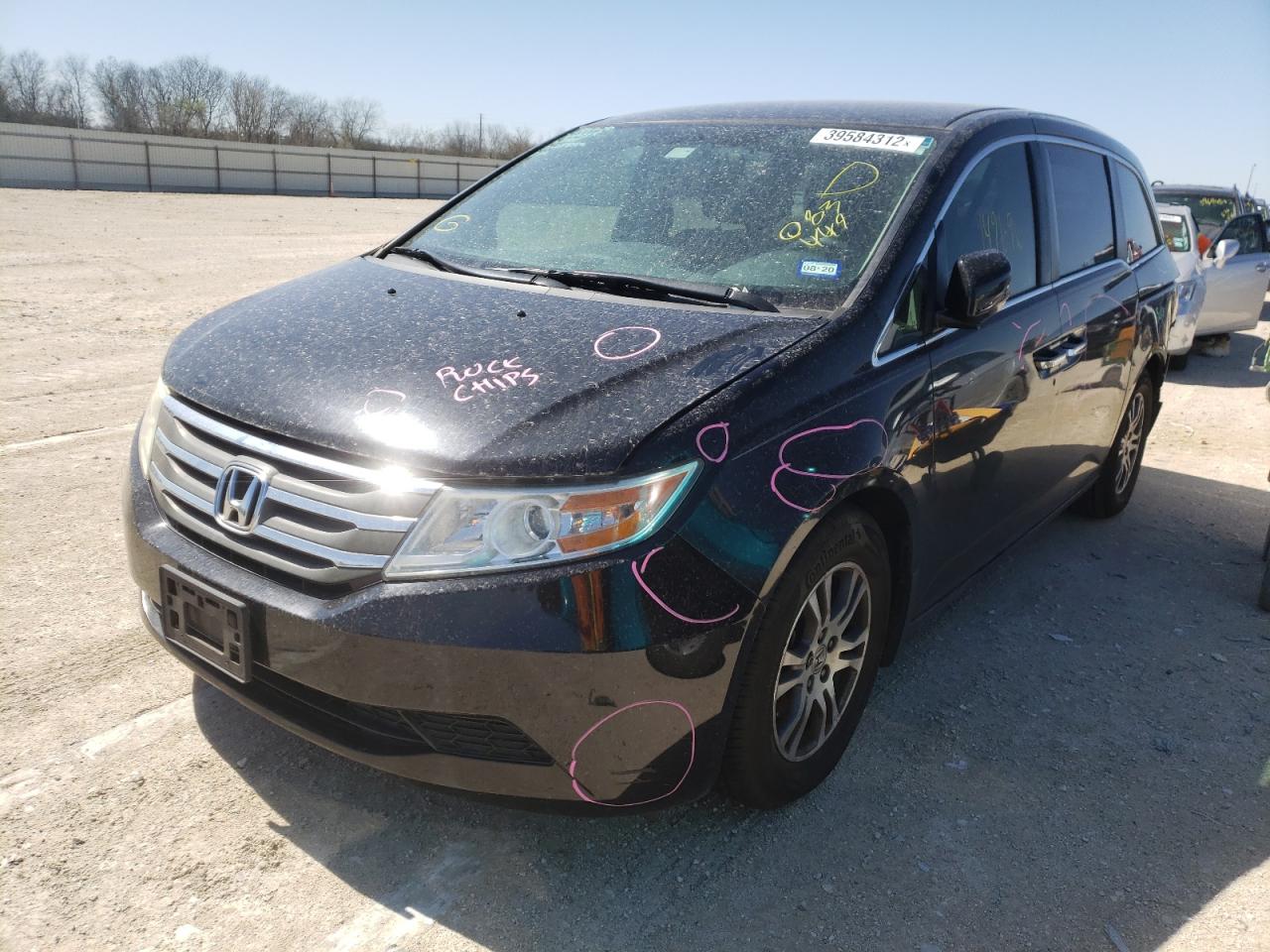 Photo 2 from auction – 2012 HONDA ODYSSEY EX with VIN 5FNRL5H47CB083449