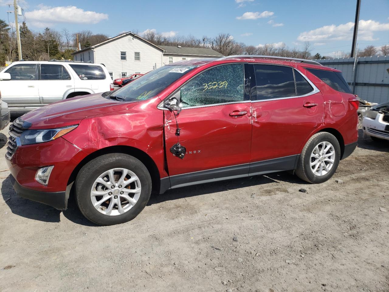 Photo 9 from auction – 2020 CHEVROLET EQUINOX LT with VIN 3GNAXUEV3LS609020