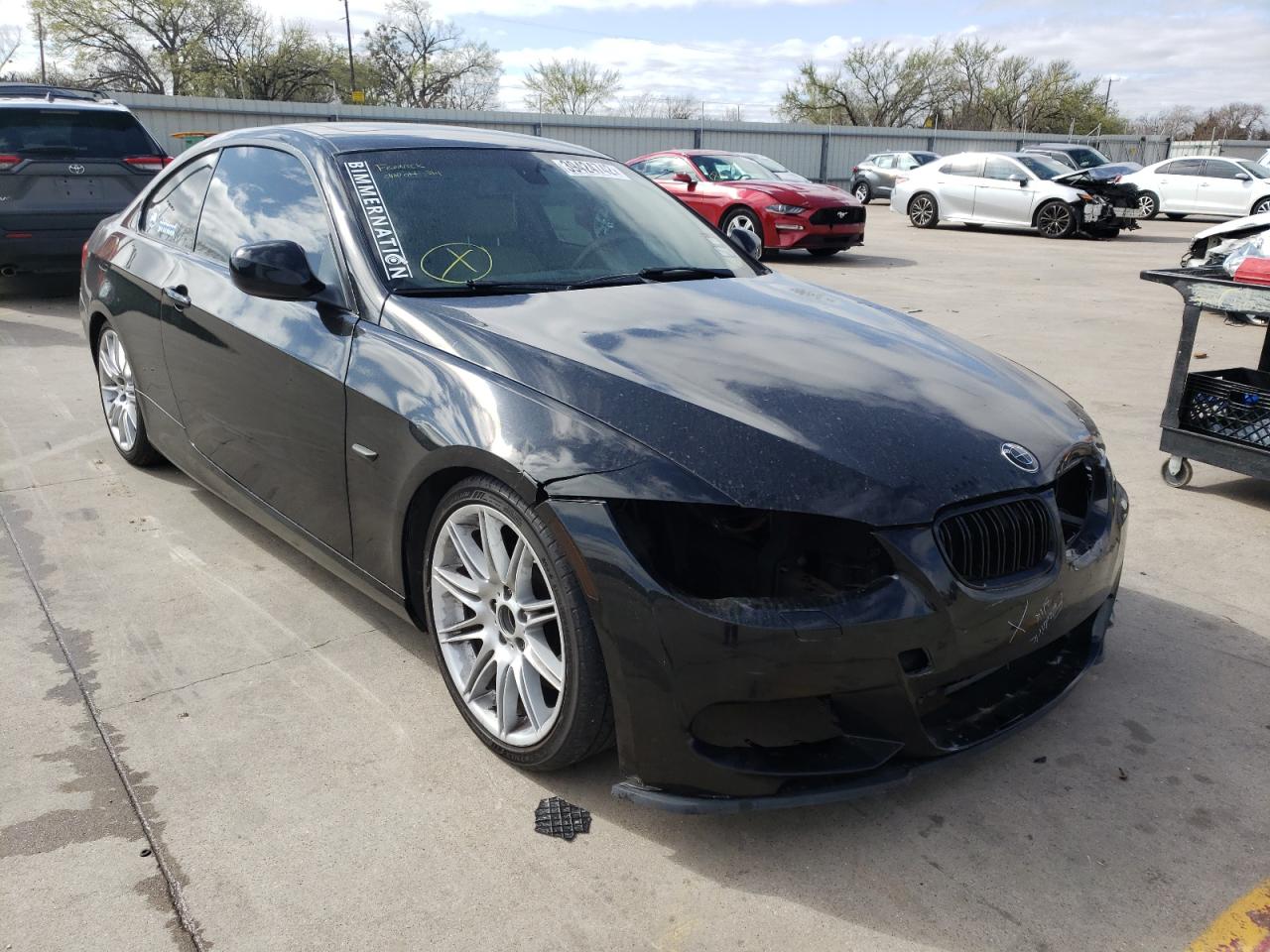 BMW 335 I 2011 with VIN WBAKG7C51BE801737 - Photo from auction