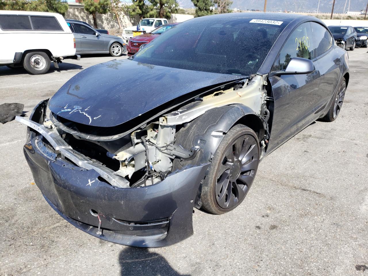 Photo 2 from auction – 2021 TESLA MODEL 3 with VIN 5YJ3E1EC3MF926097