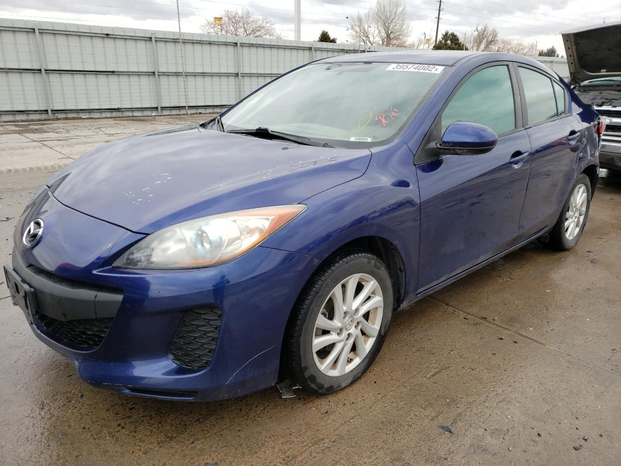 Photo 2 from auction – 2012 MAZDA 3 I with VIN JM1BL1V74C1619968