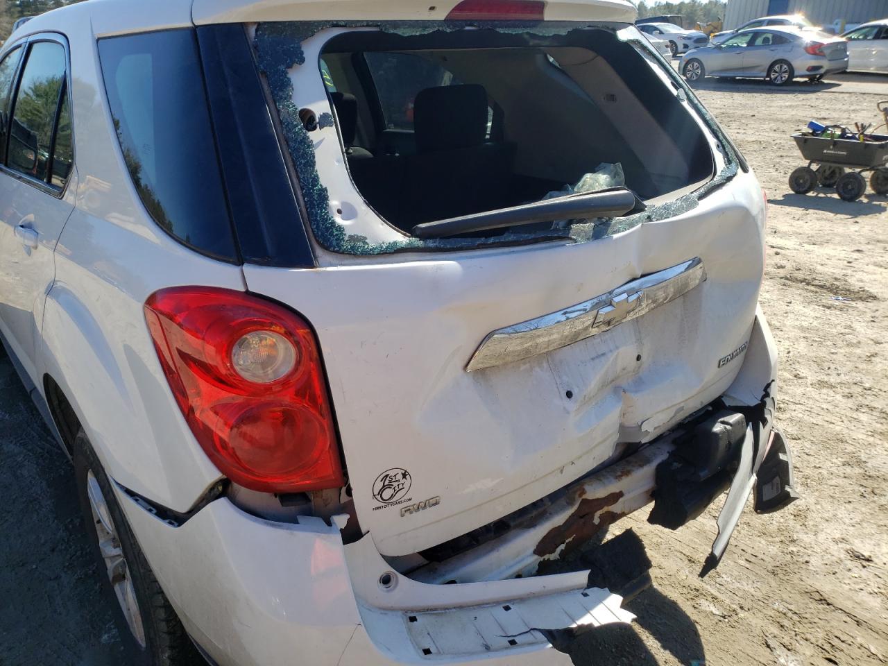 Photo 9 from auction – 2012 CHEVROLET EQUINOX LS with VIN 2GNFLCEK6C6326790